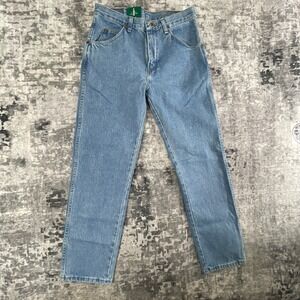 Vtg Route 66 Mens 30x30 Regular Fit Blue Wash Y2K New Old Stock Dad Jeans